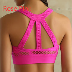 Push Up Sports Bra High Impact Running Padded Women Sexy Seamless Brassiere Sport Bra Top For Yoga Fitness Workout Active Wear